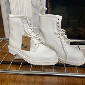 Dr Martens White boots